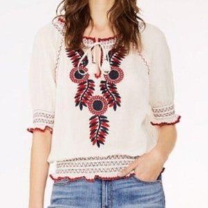 Tory  Burch Mari Peasant Blouse